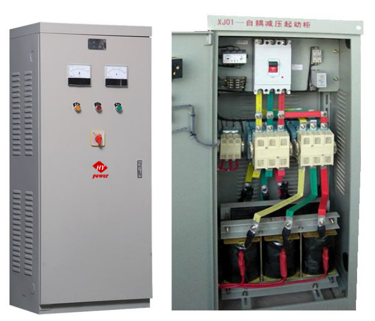 XJ01-135KW自耦降压启动柜内部结构图 XJ01-135KW自耦降压启动柜内部结构图