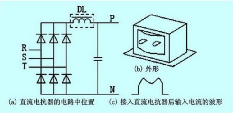 直流电抗器的原理图 直流电抗器的原理图